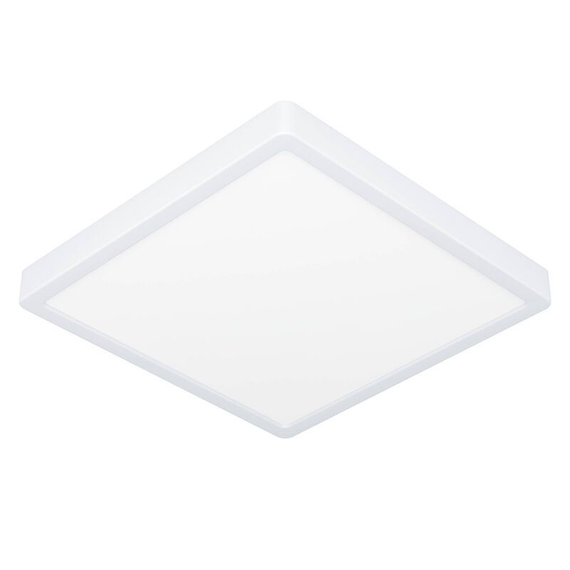 White flush ceiling light plastic, Geraldo, 20,5W, 3000K LED