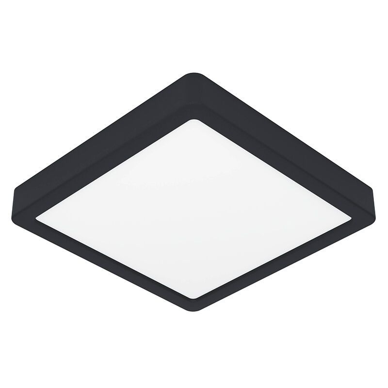 White bathroom ceiling light plastic, Geraldo, 17W, 3000K LED, IP44