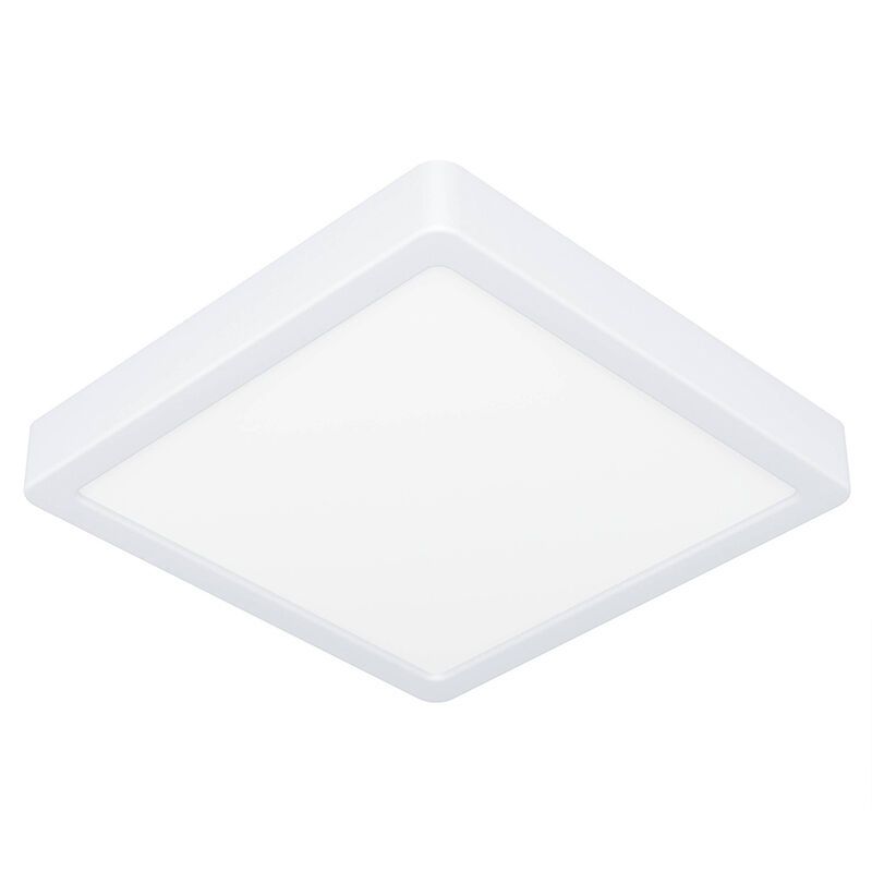 White bathroom ceiling light plastic, Geraldo, 17W, 3000K LED, IP44 White bathroom ceiling light plastic, Geraldo, 17W, 3000K LED, IP44