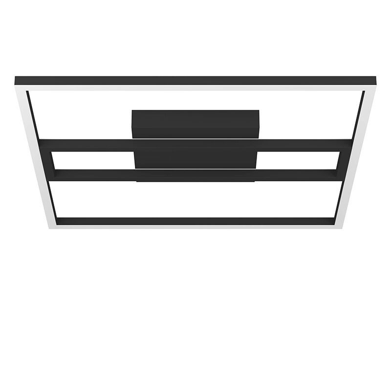 Black modern smart ceiling light aluminium, Cecilia, 21W, warm to cold white adjustable LED Black modern smart ceiling light aluminium, Cecilia, 21W, warm to cold white adjustable LED