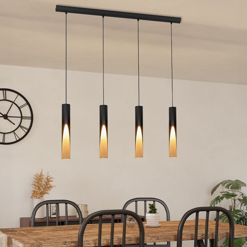 Brown modern pendant light aluminium, Aloysius