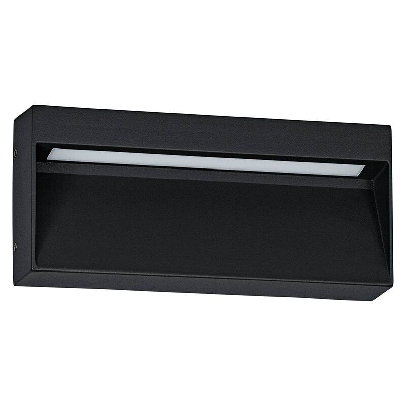 Black modern outdoor light aluminium, Lamar, 4,8W, warm to cold white adjustable LED, IP65 Black modern outdoor light aluminium, Lamar, 4,8W, warm to cold white adjustable LED, IP65