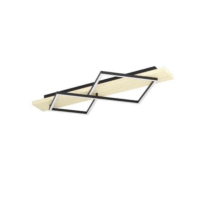 Design flush ceiling light wood, Annebel, 13W, 3000K LED Design flush ceiling light wood, Annebel, 13W, 3000K LED