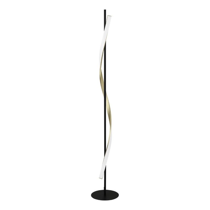 Brass design floor lamp plastic, Cunera, 20W, warm to cold white adjustable LED, 3-step dimmable Brass design floor lamp plastic, Cunera, 20W, warm to cold white adjustable LED, 3-step dimmable