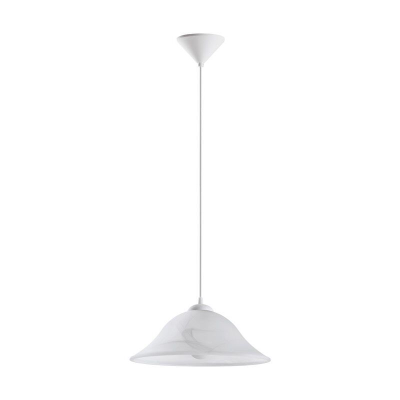 White pendant light glass, Anouar