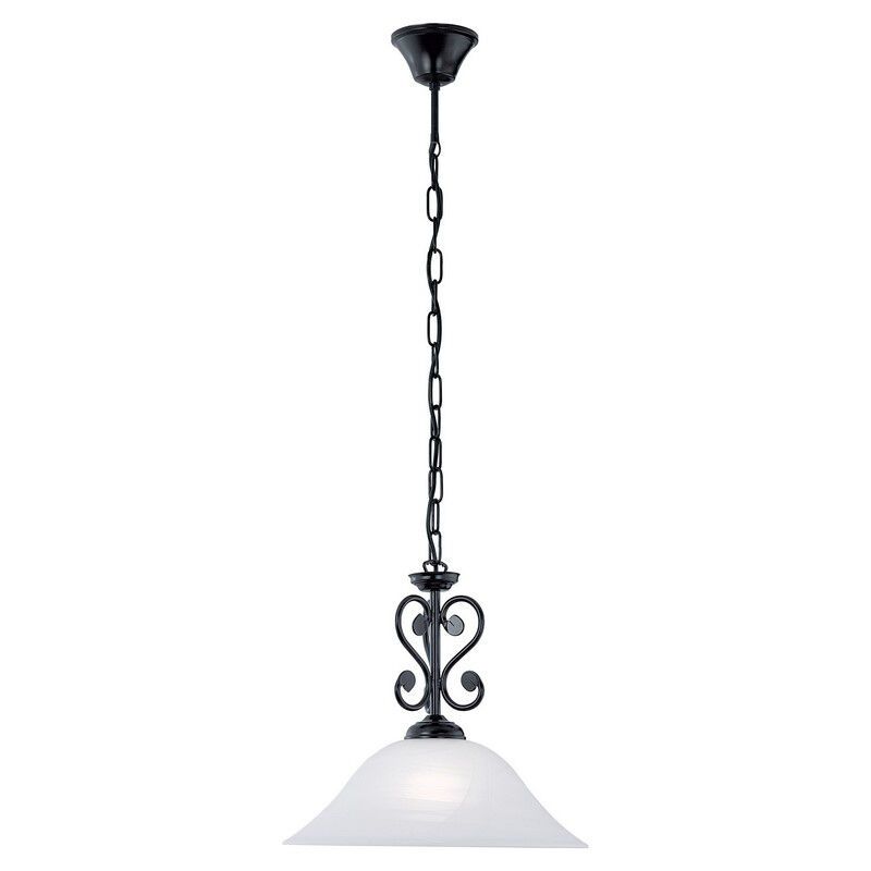 White classic pendant light glass, Tesse