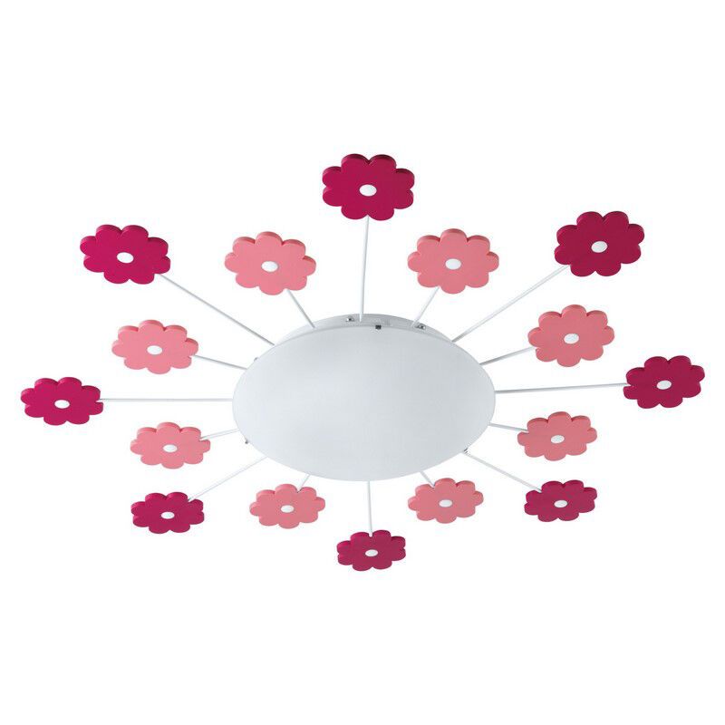 Pink design kid's ceiling light glass, Olle