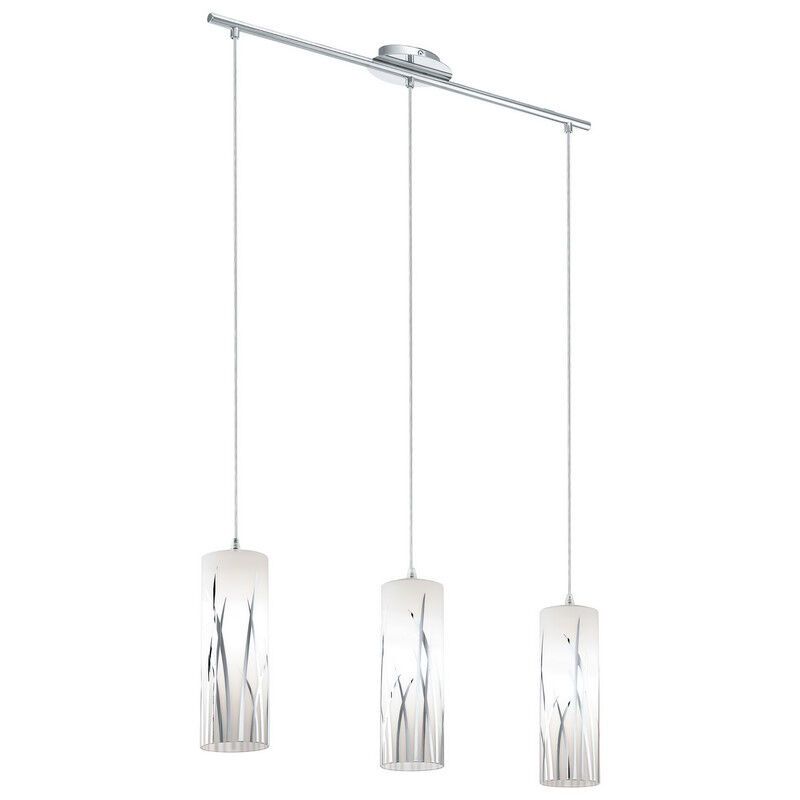 Chrome design pendant light glass, Ilyas Chrome design pendant light glass, Ilyas