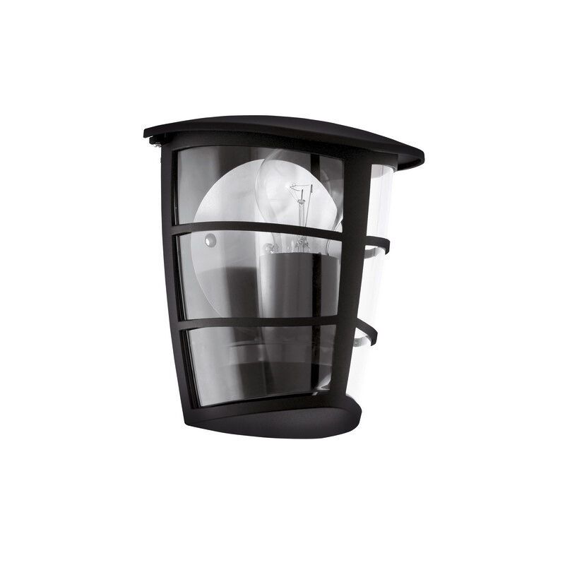 Black modern outdoor light plastic, Inas, IP44 Black modern outdoor light plastic, Inas, IP44