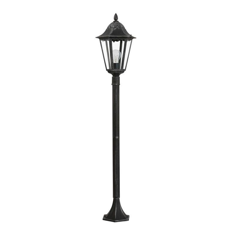 Black classic outdoor light aluminium, Leanna, IP44