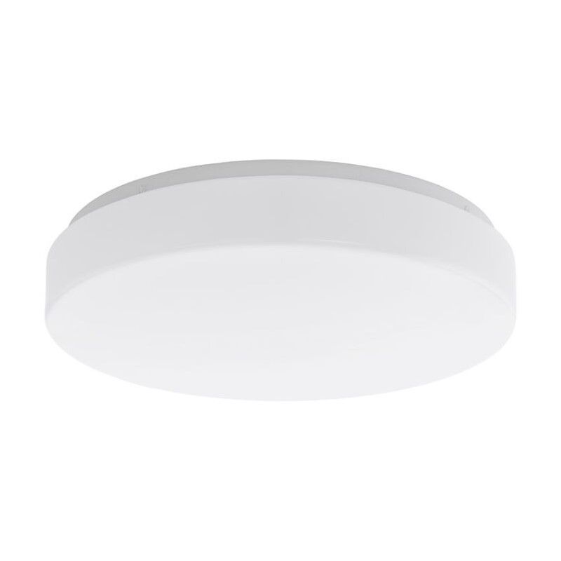 White flush ceiling light plastic, Reda, 16W, warm to cold white adjustable LED White flush ceiling light plastic, Reda, 16W, warm to cold white adjustable LED