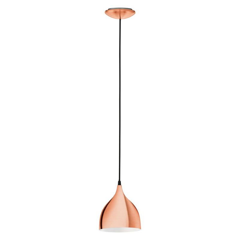Copper design pendant light metal, Piglio