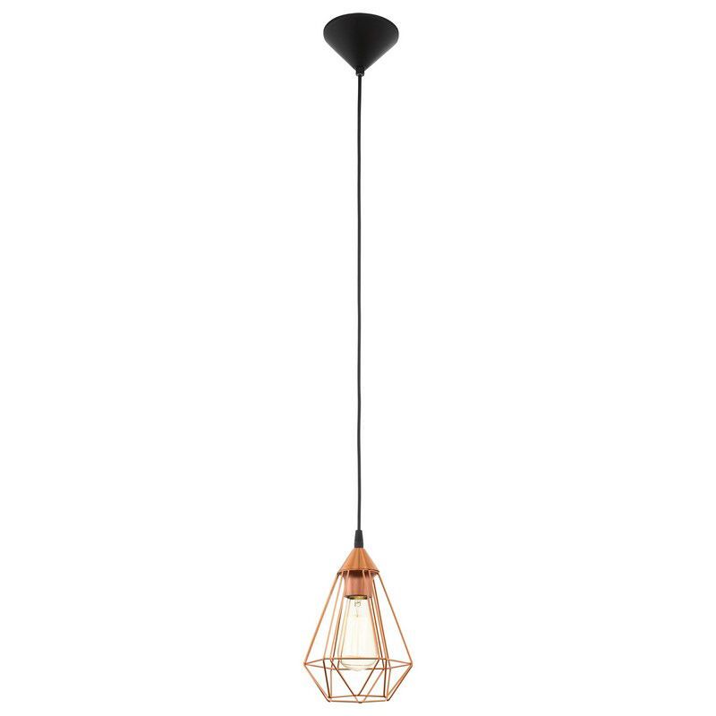 Copper industrial pendant light metal, Costel