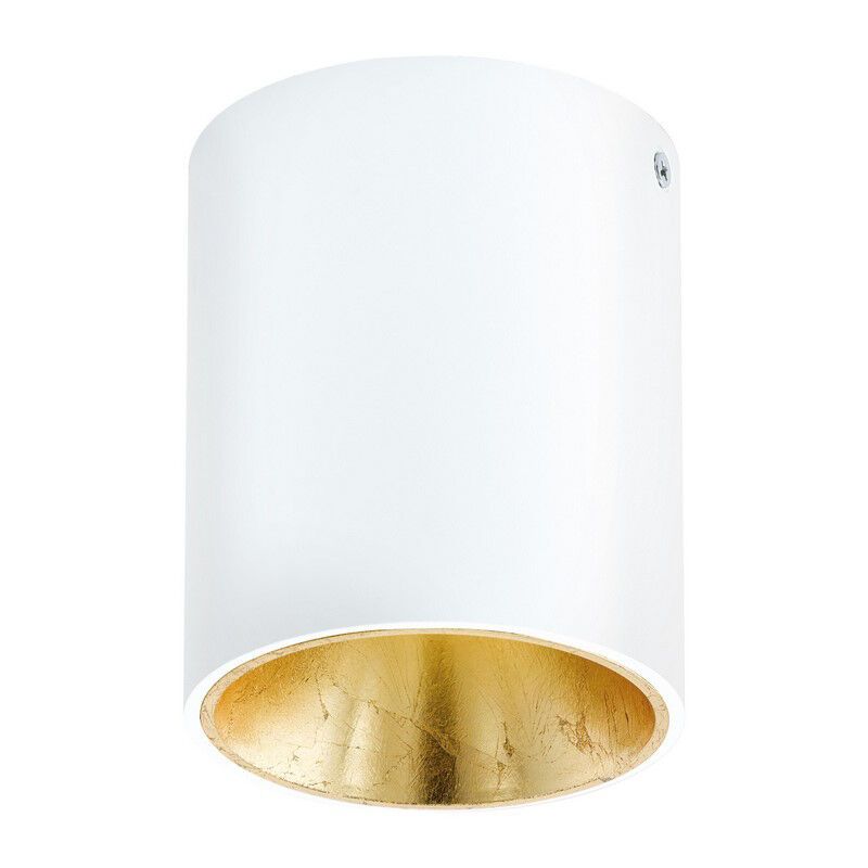 Golden modern flush ceiling light aluminium, Dahne, 3W, 3000K LED