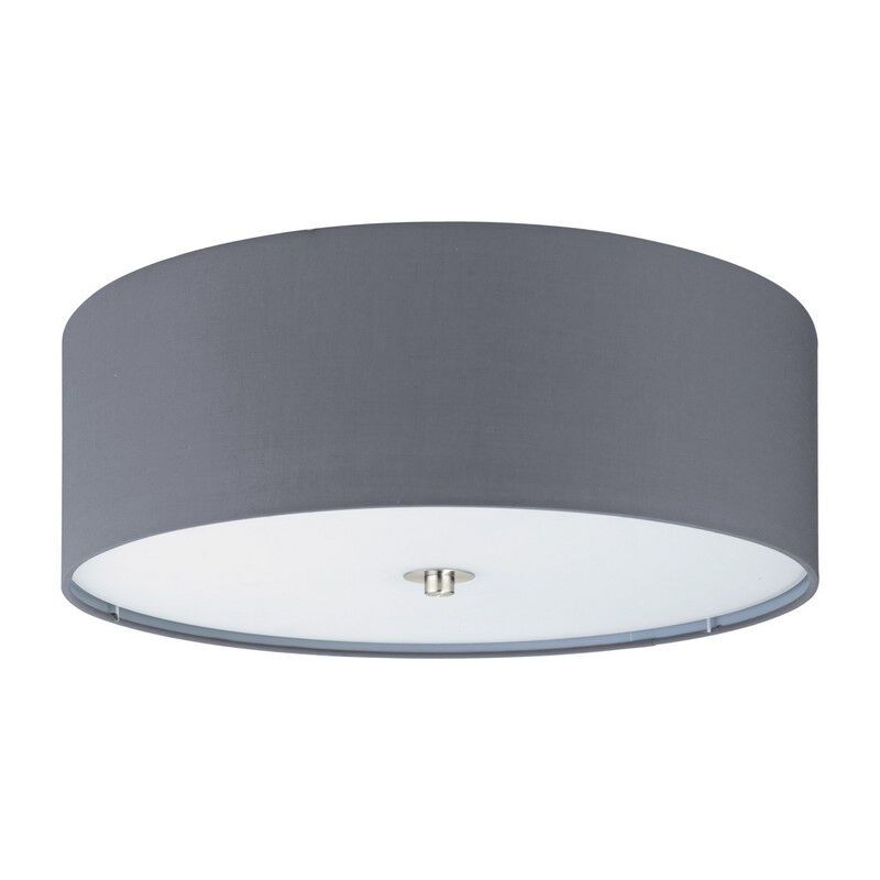 Grey modern ceiling light fabric, Abano