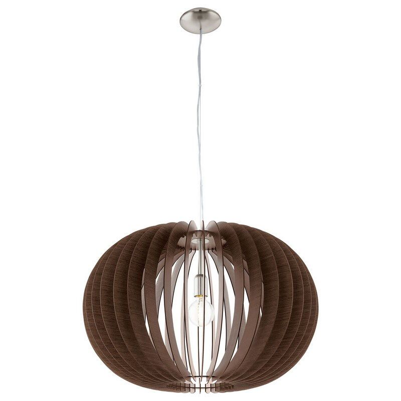 Brown rustic pendant light wood, Kiran Brown rustic pendant light wood, Kiran