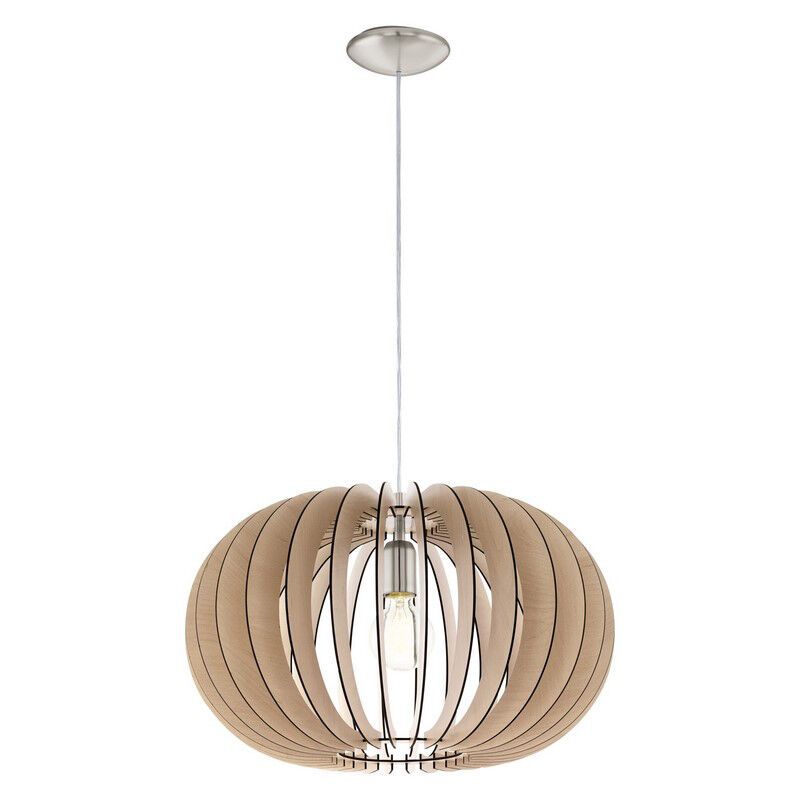 Rustic pendant light wood, Kiran