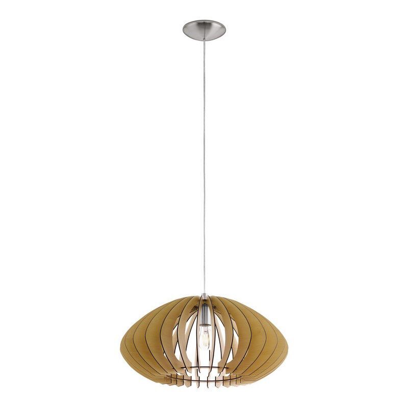 Rustic pendant light wood, Bergama