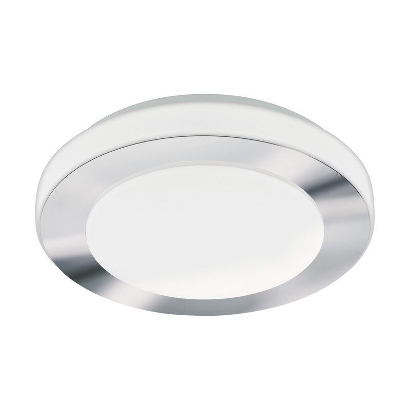 Chrome ceiling light plastic, Amina, 11W, 3000K LED, IP44