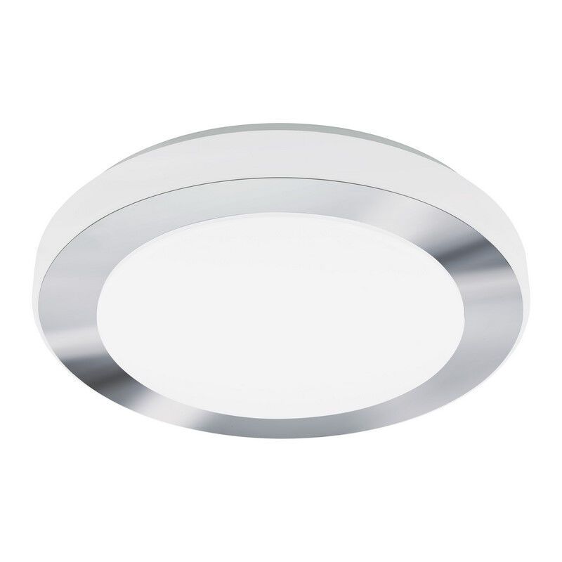 Chrome ceiling light plastic, Amina, 16W, 3000K LED, IP44 Chrome ceiling light plastic, Amina, 16W, 3000K LED, IP44