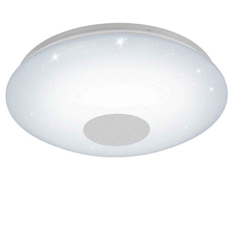 White ceiling light plastic, Barbera, 30W, warm to cold white adjustable LED White ceiling light plastic, Barbera, 30W, warm to cold white adjustable LED