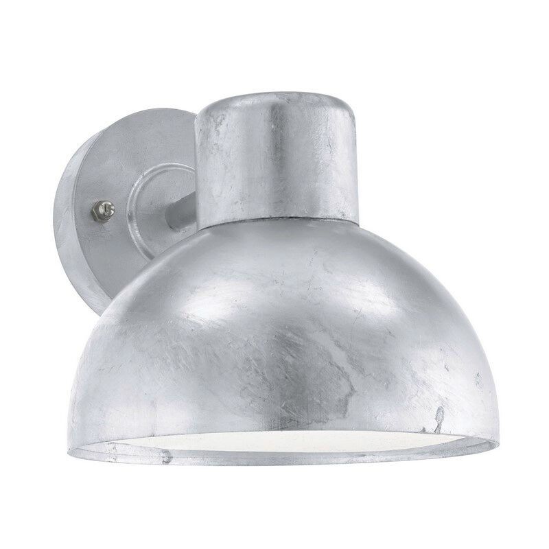 Silver outdoor light plastic, Bessel, IP44