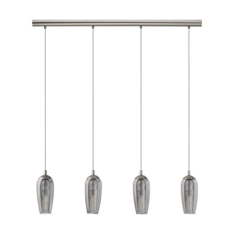 Nickel design pendant light glass, Olcay Nickel design pendant light glass, Olcay