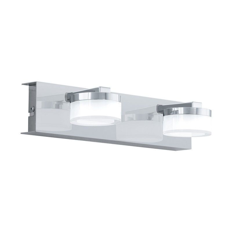 Chrome modern wall light plastic, Busra, 7W, 3000K LED, IP44