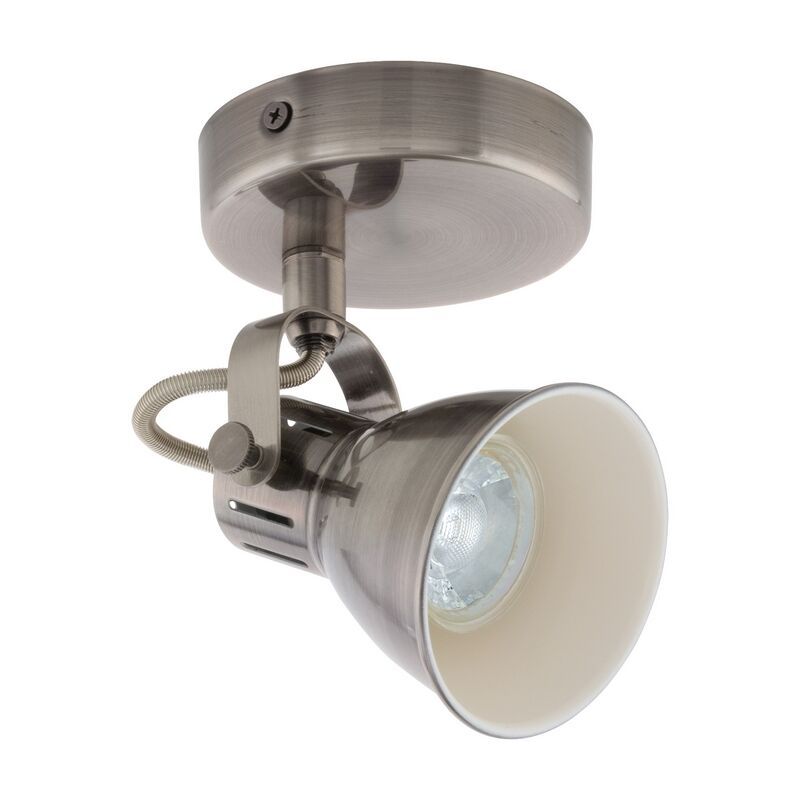 Cream vintage ceiling spotlight steel, Tinke