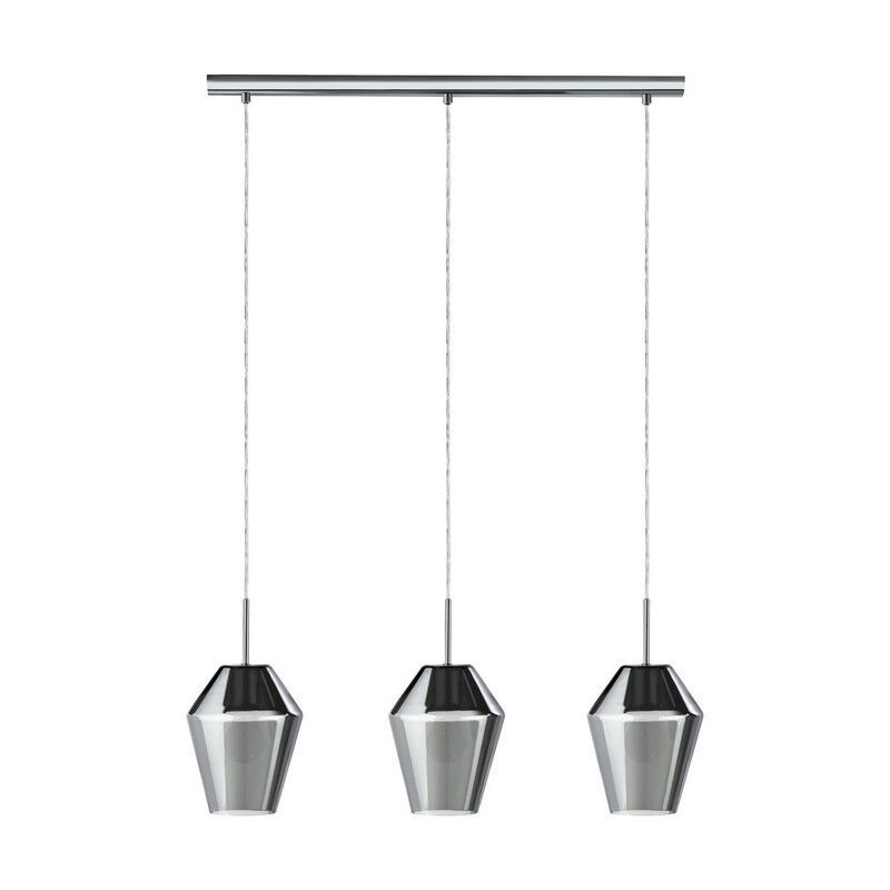 Grey modern pendant light glass, Carl