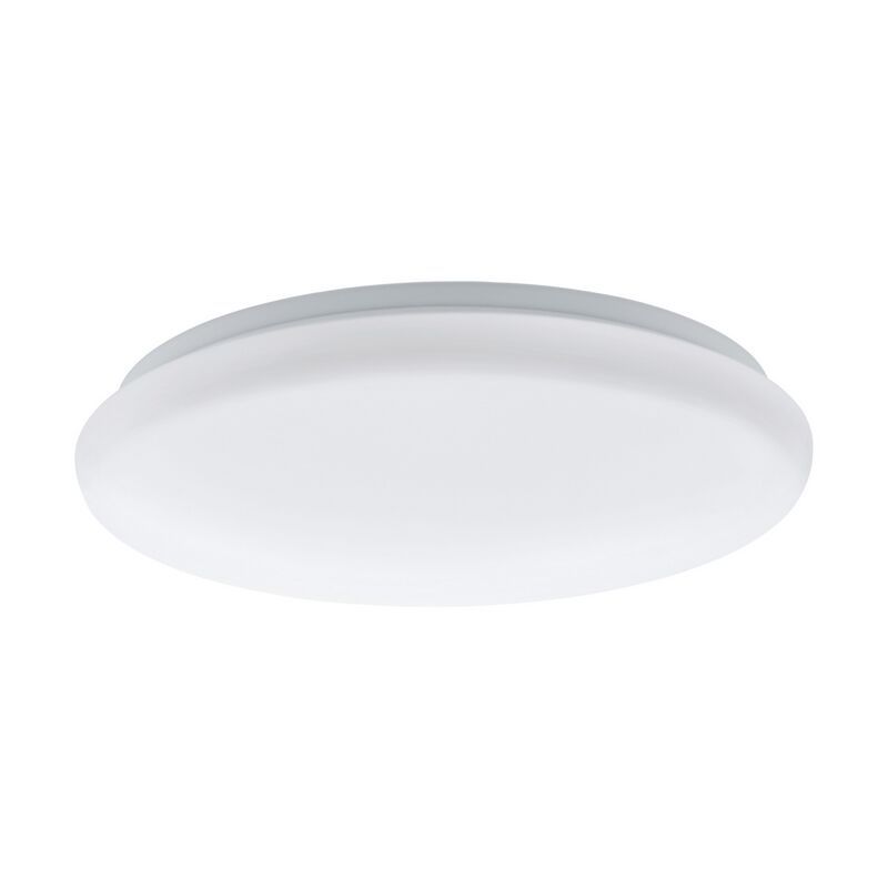 White ceiling light with sensor steel, Patryk, 12W, 3000K LED
