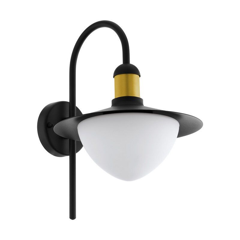 Golden modern outdoor light metal, Jaylano, IP44 Golden modern outdoor light metal, Jaylano, IP44