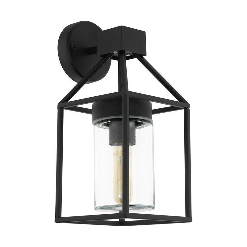 Black modern outdoor light metal, Riff, IP44