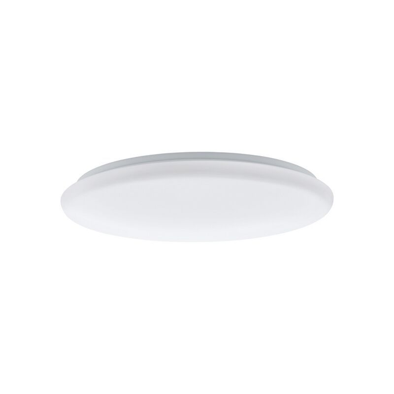 White flush ceiling light steel, Patryk, 40W, adjustable light colour LED