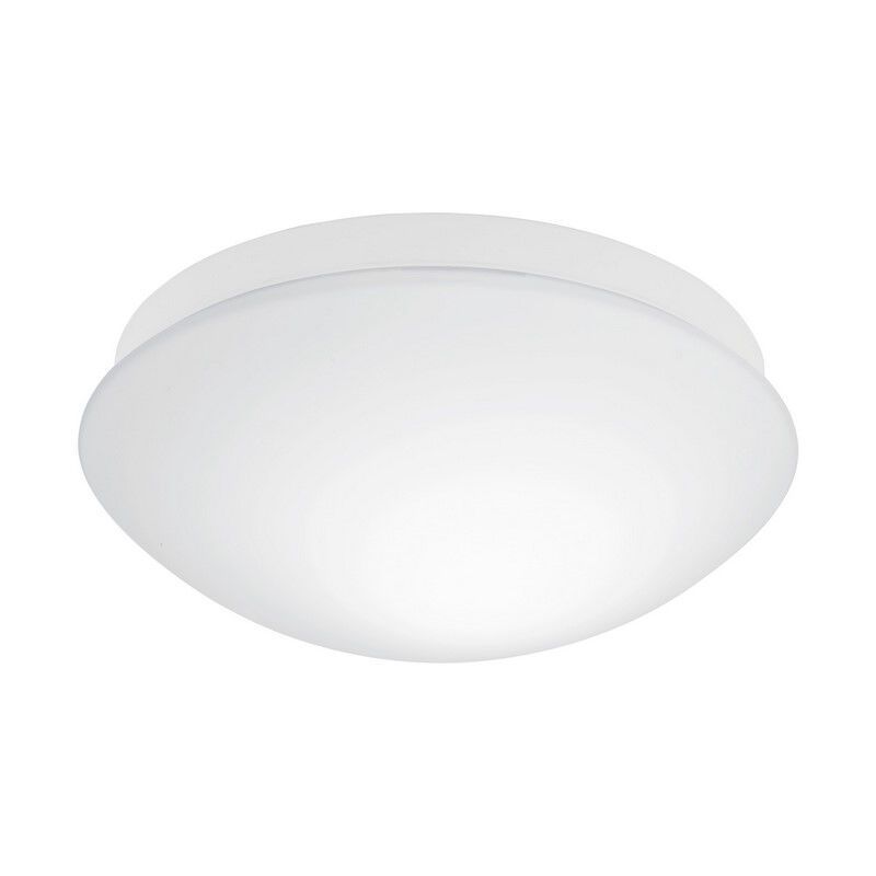 White ceiling light with sensor glass, Mees, IP44