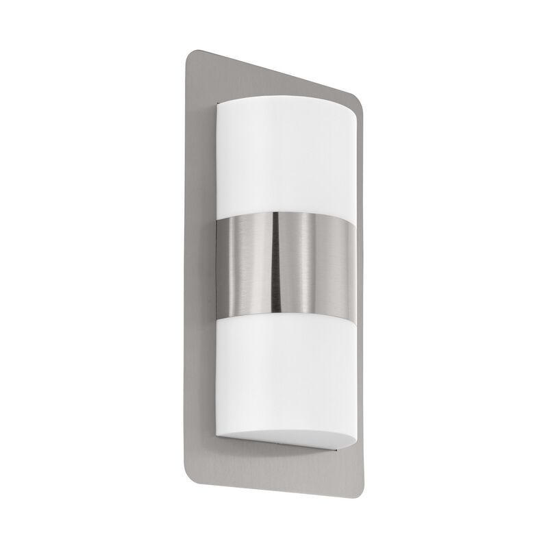 Silver modern outdoor light stainless steel, Maika, IP44 Silver modern outdoor light stainless steel, Maika, IP44