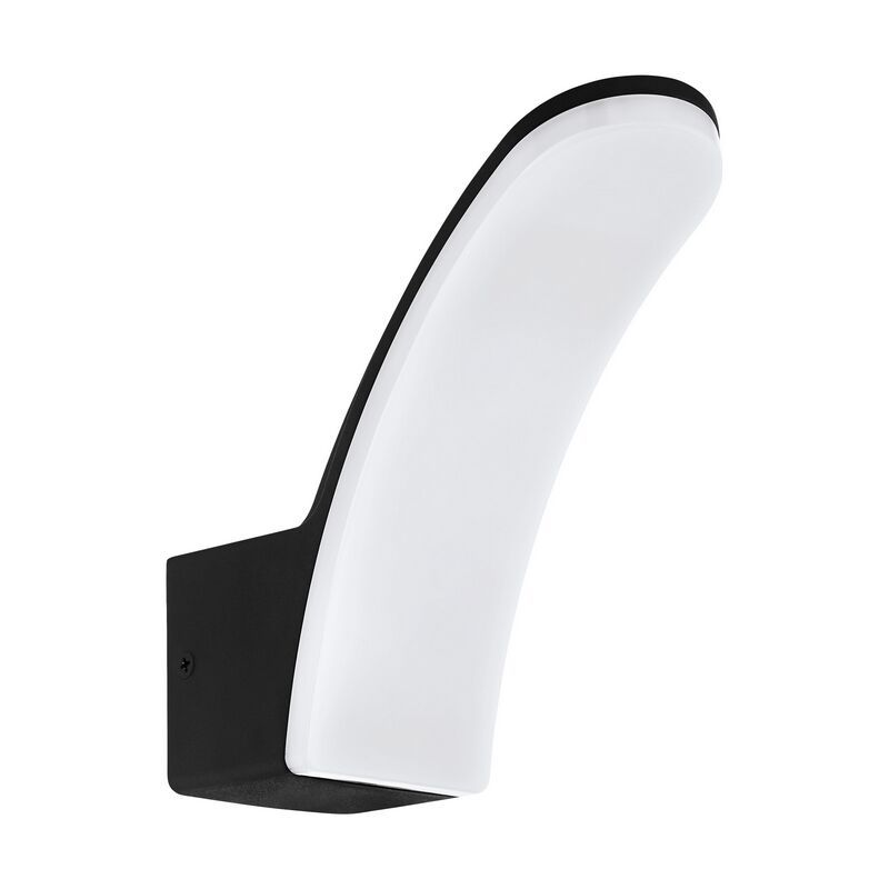 Black modern outdoor light aluminium, Oskar, 11W, 3000K LED, IP44