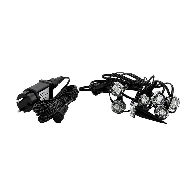 Transparent garden spike light plastic, Vanja, 3W, 3000K LED, IP65