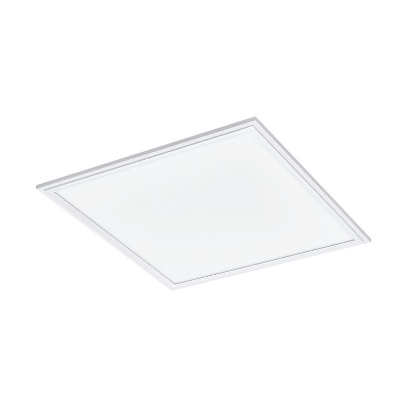 White modern flush ceiling light aluminium, Cathy, 20W, adjustable light colour LED
