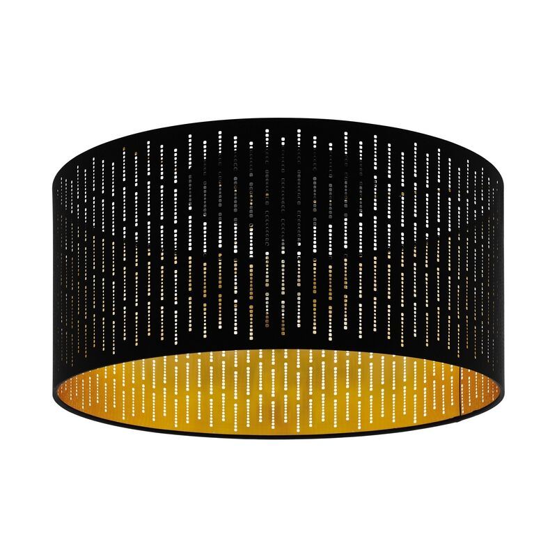 Black modern flush ceiling light steel, Yori Black modern flush ceiling light steel, Yori