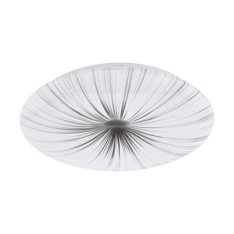 White flush ceiling light steel, Josta, 24W, 3000K LED