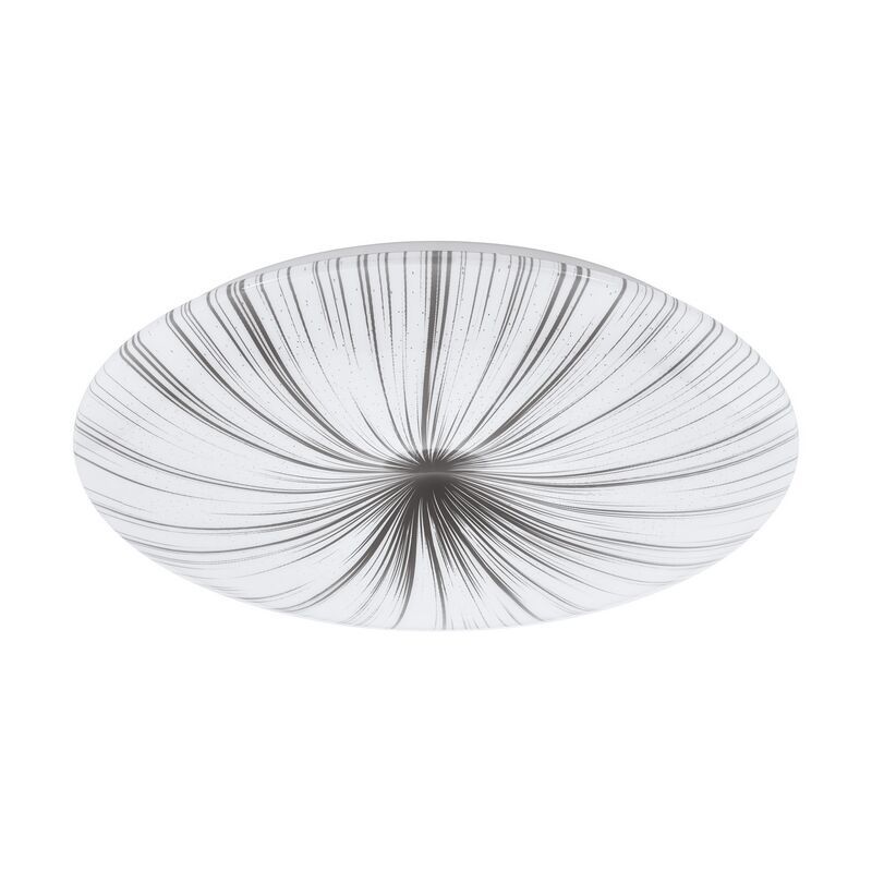White flush ceiling light steel, Josta, 33W, 3000K LED