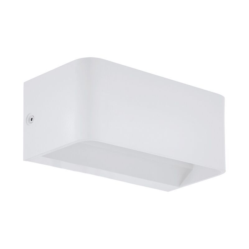 White wall light aluminium, Tjalle, 10W, 3000K LED White wall light aluminium, Tjalle, 10W, 3000K LED