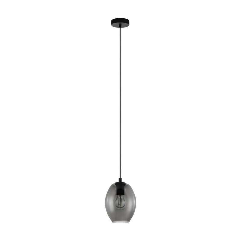 Grey pendant light smoke glass, Lucian Grey pendant light smoke glass, Lucian