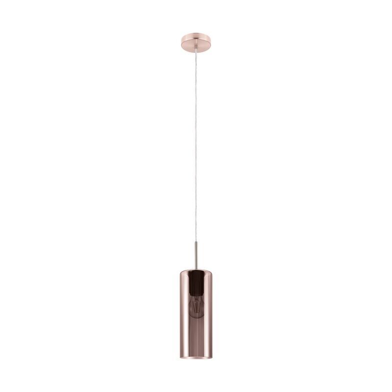 Copper design pendant light glass, Tino