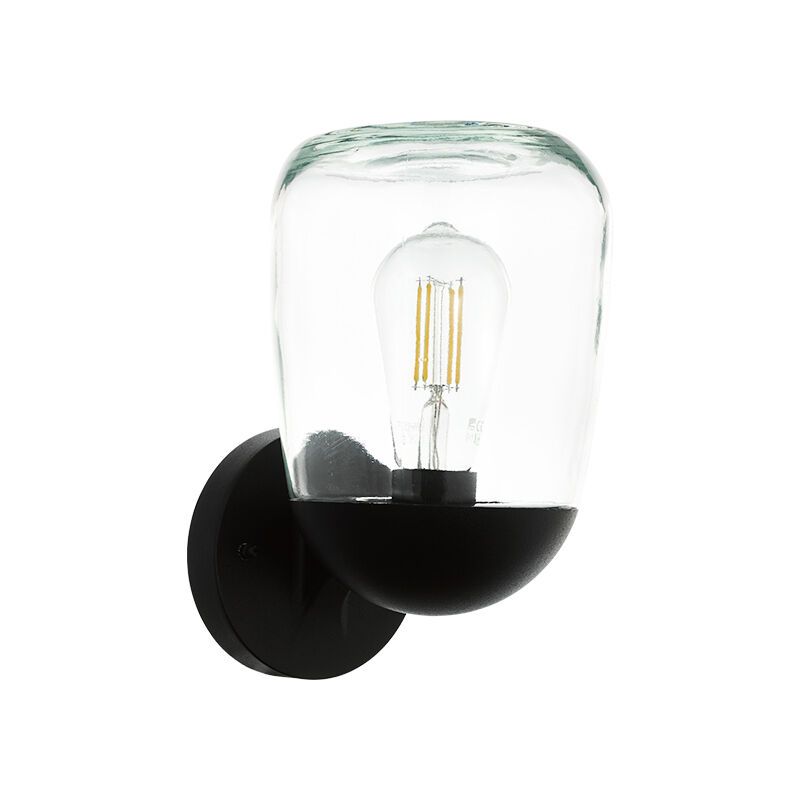 Black modern outdoor light aluminium, Kerwin, IP44 Black modern outdoor light aluminium, Kerwin, IP44