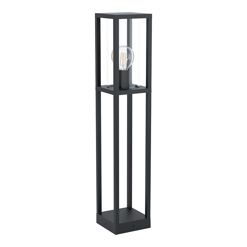 Black modern outdoor light aluminium, Laszlo, IP54