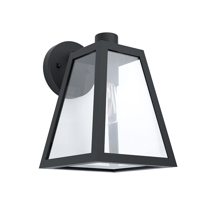 Black modern outdoor light aluminium, Laurens, IP44 Black modern outdoor light aluminium, Laurens, IP44