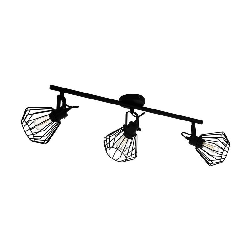 Black industrial ceiling spotlight steel, Valentijn Black industrial ceiling spotlight steel, Valentijn