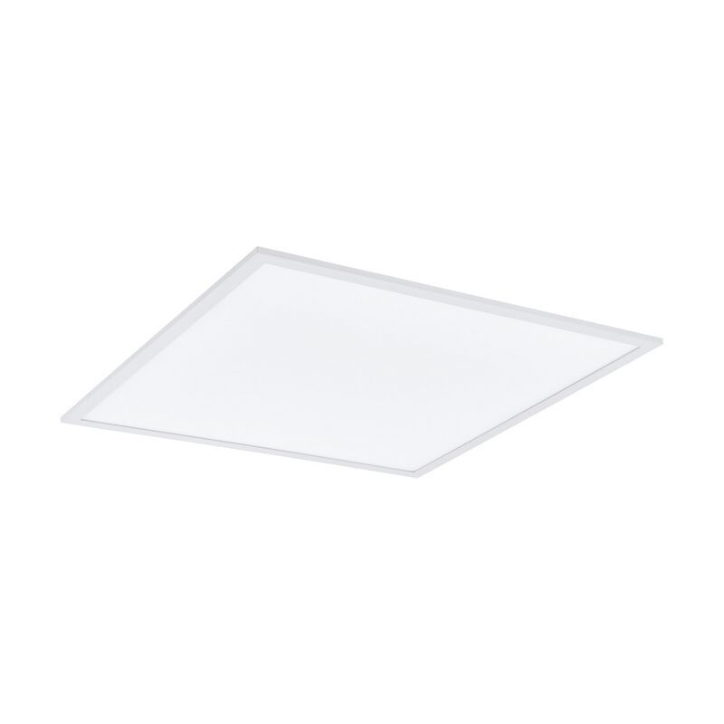 White modern flush ceiling light aluminium, Cathy, 32W, adjustable light colour LED